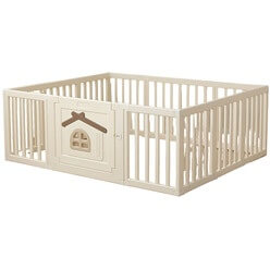 Изображение товара Детский манеж UNIX Kids Classic Tree House 150x180 Camel PPCL10CL