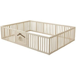 Изображение товара Детский манеж UNIX Kids Classic Tree House 200x280 Camel PPCL16CL