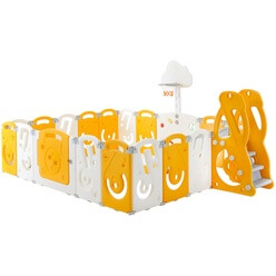 Изображение товара Детский манеж UNIX Kids Supreme Music 200x240 Yellow