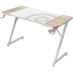 Изображение товара Компьютерный стол ZONE 51 Trine 120 RGB Wood/White (Z51-T2R-WD)