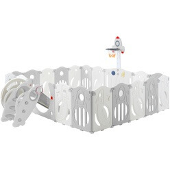 Изображение товара Детский манеж UNIX Kids Supreme Space 200x240 Grey PPSUSP18GRY