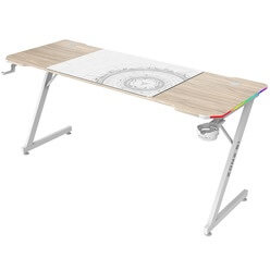 Изображение товара Компьютерный стол ZONE 51 Trine 160 RGB Wood/White (Z51-T6R-WD)