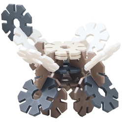 Изображение товара Конструктор UNIX Kids Snowflakes Grey-Camel PPSNFL32GYCL