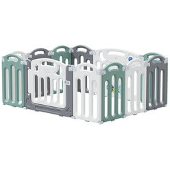 Изображение товара Детский манеж UNIX Kids Simple 114x151 Color PPSI10GGW