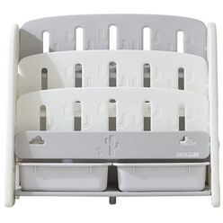 Изображение товара Стеллаж для книг UNIX Kids Cactus серый (PBSTCACTUSGY)