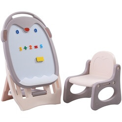 Изображение товара Развивающий детский мольберт UNIX Kids Rose PPDBROS