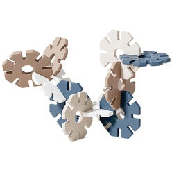 Изображение товара Конструктор UNIX Kids Snowflakes Grey-Camel PPSNFL16GYCL