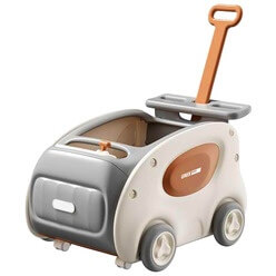 Изображение товара Машинка-каталка-ходунки UNIX Kids SuperCar Grey PSUPCARGY