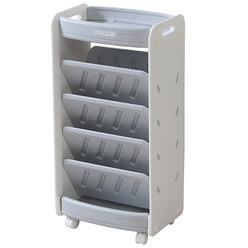 Изображение товара Стеллаж для книг UNIX Kids Storagebox Grey PBSTBOX5GY