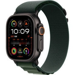 Изображение товара Смарт-часы Apple Watch Ultra 2 49 мм Black Titanium, S ремешок зелёный Alpine