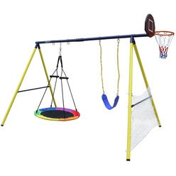 Изображение товара Игровой комплекс UNIX Kids 4в1 Yellow PL4IN1YL