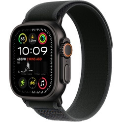 Изображение товара Смарт-часы Apple Watch Ultra 2 49 мм Black Titanium, S/M ремешок чёрный Trail