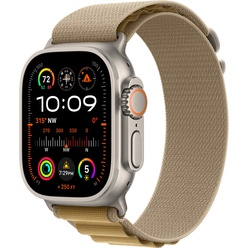 Изображение товара Смарт-часы Apple Watch Ultra 2 49 мм Natural Titanium, М текстильный ремешок Alpine