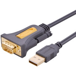 Изображение товара Кабель для компьютера Ugreen CR104 USB 2.0/A-DB9 RS-232 3 м (20223)