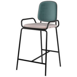 Изображение товара Стул полубарный Bergenson Bjorn Ror 2 Frame RORBSCH2FRBKVLRGRNPK