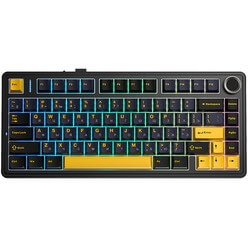 Изображение товара Клавиатура AULA F75 Black-Dark Blue-Orange Reaper Switches