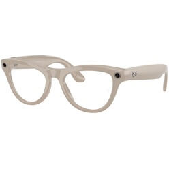 Изображение товара Умные очки Ray Ban Skyler RW4010 Shiny Chalky Grey Transitions Sapphire, белый (6700MF52)