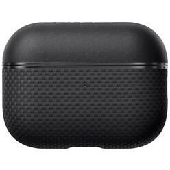 Изображение товара Чехол для наушников Pitaka Aramid Fiber Magnetic Case для AirPods Pro 2 чёрно-серый (APM2401)