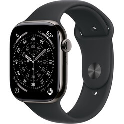 Изображение товара Смарт-часы Apple Watch Series 11 Titanium GPS + Cellular 46 мм Slate M/L, спортивный ремешок