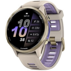 Изображение товара Смарт-часы Garmin Forerunner 970 Soft Gold Titanium/French Gray Translucent Indigo Band (010-02969-12)