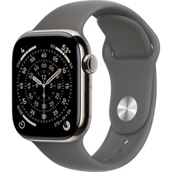 Изображение товара Смарт-часы Apple Watch Series 11 Titanium GPS + Cellular 42 мм Natural M/L, спортивный ремешок