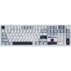 Изображение товара Клавиатура AULA F108 Pro Light Blue-White-Black Purple Reaper Switches