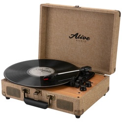 Изображение товара Проигрыватель виниловых пластинок Alive Audio Glam The Canvas Edition Mocca