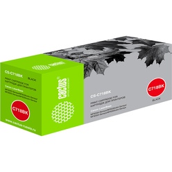 Изображение товара Картридж Cactus CS-C718BK черный