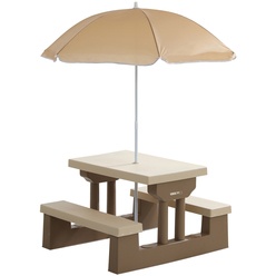 Изображение товара Стол садовый с зонтом UNIX Kids Garden Camel PTGARDTB67CL
