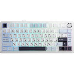 Изображение товара Клавиатура AULA F75 сине-бело-фиолетовый переключатели Reaper (Рус)