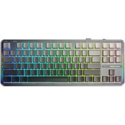 Изображение товара Клавиатура AULA F87 3 в 1 серый, переключатели Reaper/боковая гравировка (Рус)