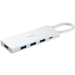 Изображение товара USB-разветвитель Xiaomi 5 в 1 Type-C Hub серый (BHR8804GL)