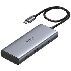 Изображение товара USB-разветвитель Ugreen CM498 7 в 1 серый космос