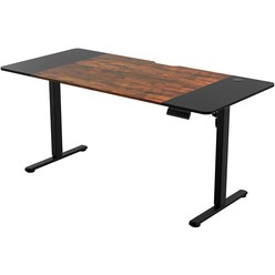 Изображение товара Компьютерный стол ZONE 51 e-Freeflow Dark Wood-чёрный (Z51FFFLDWB6)