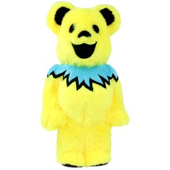 Изображение товара Фигура Bearbrick Medicom Toy Grateful Dead Dancing Bears Costume Yellow 400%