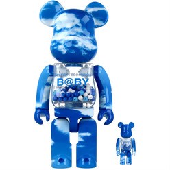 Изображение товара Фигура Bearbrick Medicom Toy Set My First Baby Blue Sky 400% and 100%