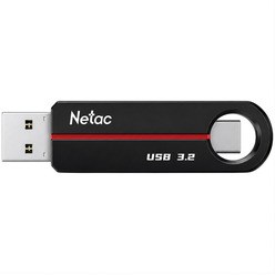 Изображение товара USB Flash drive Netac 64Gb US18US18 (NT03US18C-064G-32BK) чёрно-красный