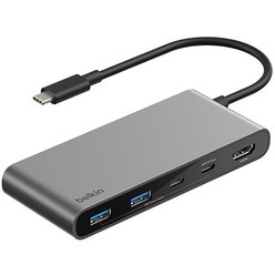 Изображение товара USB-разветвитель Belkin 7 в 1 серый космос (AVC023hqSGY)