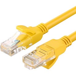 Изображение товара Кабель для компьютера Ugreen NW103 Cat 5e UTP Ethernet Cable 3 м. жёлтый (11232)