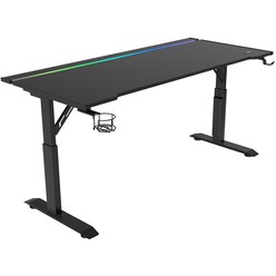 Изображение товара Компьютерный стол ZONE 51 RUNWAY 160 Black (Z51-RW6-BK)