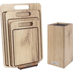 Изображение товара Набор разделочных досок и подставка для ножей ComposeEat Everyday PN52094OA4