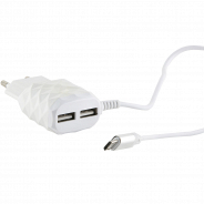 Red Line NC-2.1AC (2 USB+MicroUSB), белый Red Line NC-2.1AC (2 USB+MicroUSB), белый