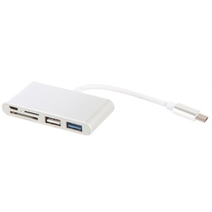 Red Line Multiport adapter Type-C 5 in 1 серебристый Red Line Multiport adapter Type-C 5 in 1 серебристый