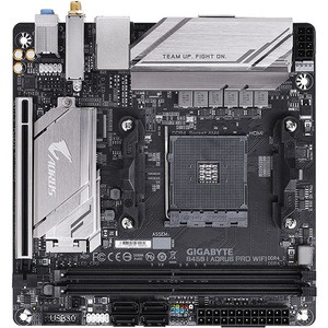 Gigabyte AMD B450 SAM4 MITX B450 I AORUS PRO WIFI Gigabyte AMD B450 SAM4 MITX B450 I AORUS PRO WIFI