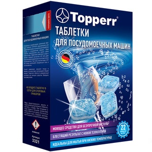 Topperr 3321 таблетки для посудомоечных машин Topperr 3321 таблетки для посудомоечных машин