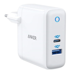 Anker PowerPort Atom III A2322 (USB-C, USB-A), белый Anker PowerPort Atom III A2322 (USB-C, USB-A), белый