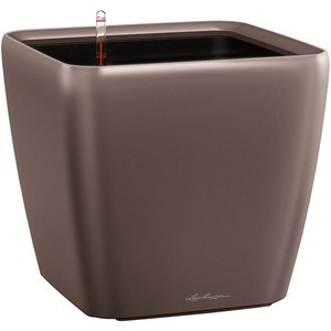 Lechuza QUADRO LS 50 (16281), кофейный металлик Lechuza QUADRO LS 50 (16281), кофейный металлик