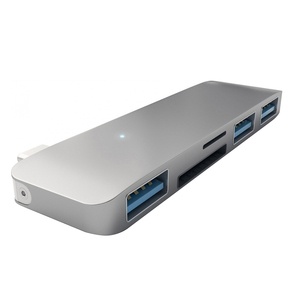 Satechi Aluminum Combo USB-C, серый космос (ST-TCUHM) Satechi Aluminum Combo USB-C, серый космос (ST-TCUHM)