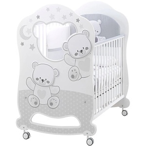 Italbaby Jolie Oblo, белый/серый Italbaby Jolie Oblo, белый/серый