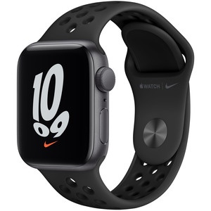 Apple Watch Nike SE 40 мм серый космос, спортивный ремешок Apple Watch Nike SE 40 мм серый космос, спортивный ремешок